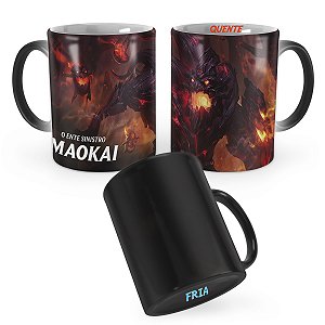 Caneca Mágica Maokai de Carvão League of Legends Lol