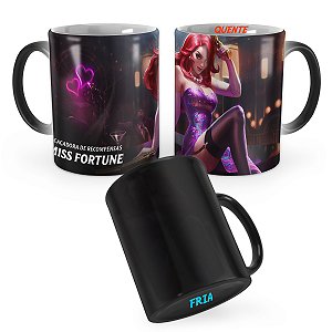 Caneca Mágica Miss Fortune Agente Secreta League of Legends Lol