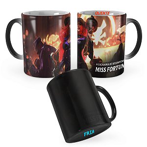 Caneca Mágica Miss Fortune Cidade do Crime League of Legends Lol