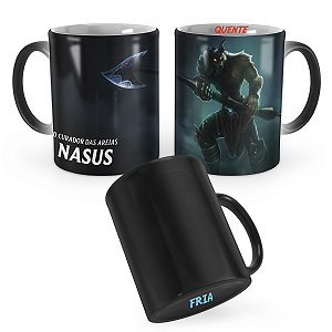 Caneca Mágica Nasus Cavaleiro do Terror League of Legends Lol