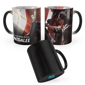 Caneca Mágica Nidalee Camareira Francesa League of Legends Lol