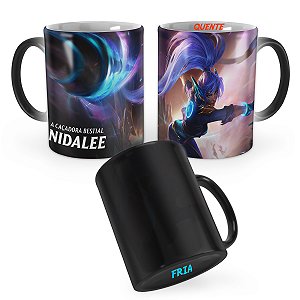 Caneca Mágica Nidalee Supergaláctica League of Legends Lol