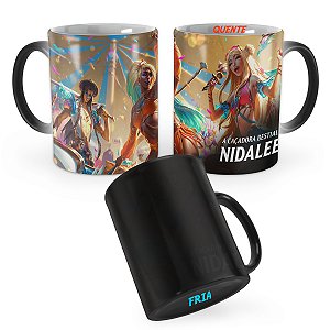 Caneca Mágica Nidalee Canção do Oceano League of Legends Lol