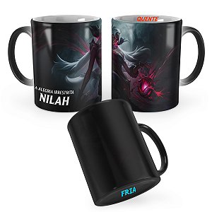 Caneca Mágica Nilah Congregação das Bruxas League of Legends Lol