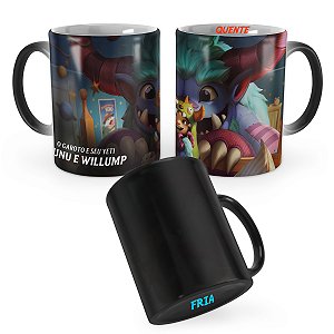 Caneca Mágica Nunu e Willump Bicho-Papão League of Legends Lol
