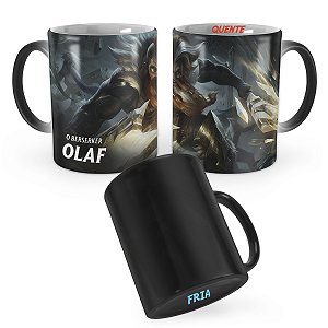 Caneca Mágica Olaf Sentinela League of Legends Lol