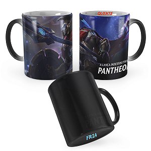 Caneca Mágica Pantheon Blindado League of Legends Lol