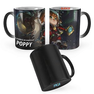 Caneca Mágica Poppy Cervo da Neve League of Legends Lol