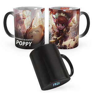 Caneca Mágica Poppy Kawaii Café League of Legends Lol