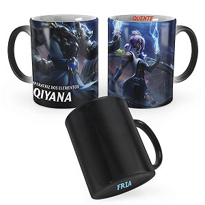 Caneca Mágica Qiyana Lâmina do Trovão League of Legends Lol