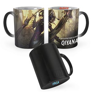 Caneca Mágica Qiyana Imperatriz Lunar League of Legends Lol