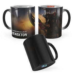 Caneca Mágica Renekton das Guerras Rúnicas League of Legends Lol