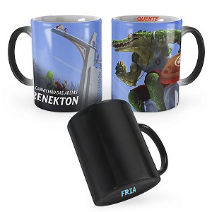 Caneca Mágica Renekton Curtindo o Verão League of Legends Lol