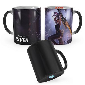 Caneca Mágica Riven Coelha de Batalha League of Legends Lol