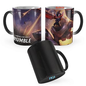 Caneca Mágica Rumble Supergaláctico League of Legends Lol