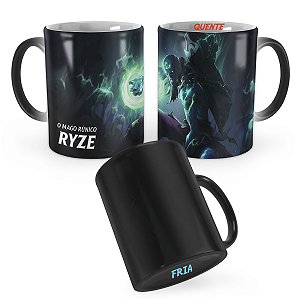 Caneca Mágica Ryze Zumbi League of Legends Lol