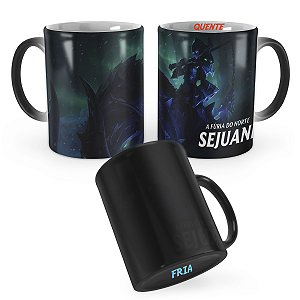 Caneca Mágica Sejuani Amazona das Trevas League of Legends Lol