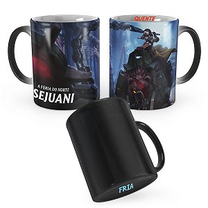 Caneca Mágica Sejuani Cavalaria Ursina League of Legends Lol