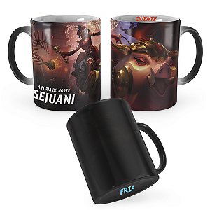 Caneca Mágica Sejuani Fogos de Artifício League of Legends Lol