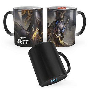 Caneca Mágica Sett Dragão de Obsidiana de Prestígio Lol