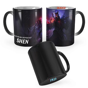 Caneca Mágica Shen Lua Sangrenta League of Legends Lol