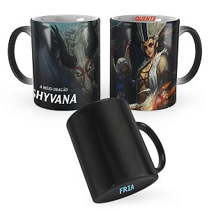 Caneca Mágica Shyvana Garras-de-Crânio League of Legends Lol