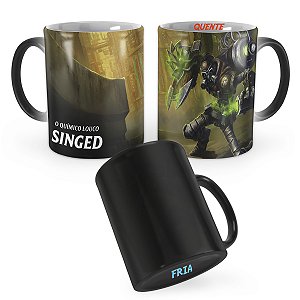 Caneca Mágica Singed Hextec League of Legends Lol