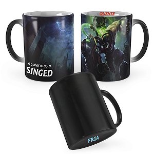 Caneca Mágica Singed Aprimorado League of Legends Lol