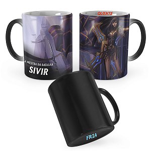 Caneca Mágica Sivir, a Princesa Guerreira League of Legends Lol