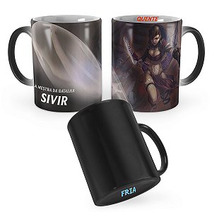 Caneca Mágica Sivir Caçadora League of Legends Lol