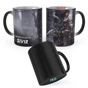 Caneca Mágica Sivir Gatuna League of Legends Lol