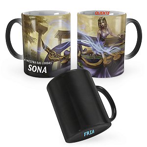 Caneca Mágica Sona Musa League of Legends Lol