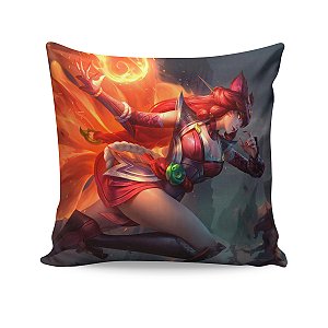 Almofada Ahri Raposa Flamejante League Of Legends LOL