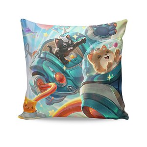 Almofada Blitz e Crank Embalos no Espaço League Of Legends
