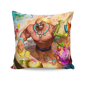Almofada Braum Curtindo o Verão League Of Legends LOL