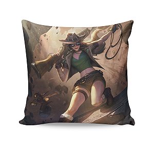 Almofada Caitlyn Caçadora League Of Legends LOL