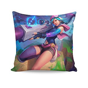 Almofada Caitlyn Fliperama League Of Legends LOL