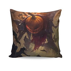 Almofada Fiddlesticks Cabeça de Abóbora League Of Legends