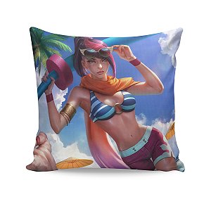 Almofada Fiora Curtindo o Verão League Of Legends LOL