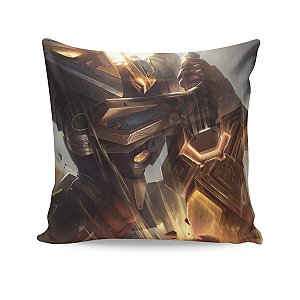 Almofada Garen Reinos Mech de Prestígio League Of Legends