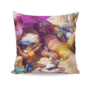 Almofada Jarvan IV Curtindo o Verão League Of Legends LOL