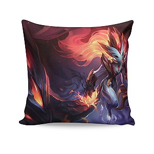 Almofada Kindred Fogo Sombrio League Of Legends LOL