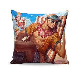 Almofada Lee Sin Curtindo o Verão League Of Legends LOL