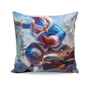 Almofada Yi Boneco de Neve League Of Legends LOL