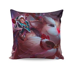Almofada Nunu e Willump Natalinos League Of Legends LOL