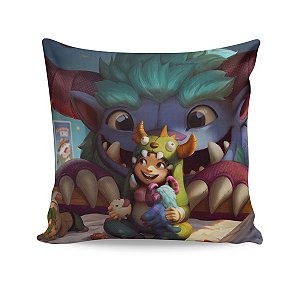 Almofada Nunu e Willump Bicho-Papão League Of Legends LOL