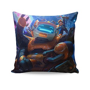Almofada Nunu e Willump Robótico League Of Legends LOL