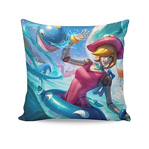 Almofada Orianna Curtindo o Verão League Of Legends LOL