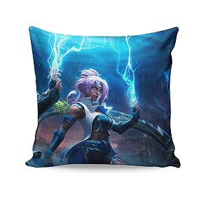 Almofada Qiyana Lâmina do Trovão League Of Legends LOL