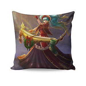 Almofada Sona Noite Feliz League Of Legends LOL